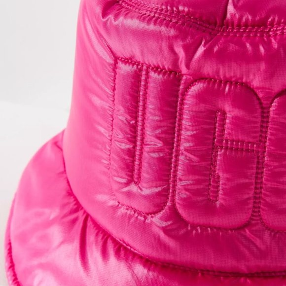 NWT UGG Quilted Logo Bucket Hat - Size S/M - Picture 4 of 10